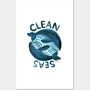 Clean Seas for Whales Posters and Art